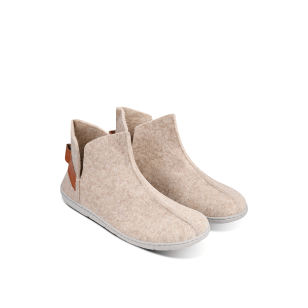 Barefoot slippers Be Lenka Chillax - Ankle-cut - Beige