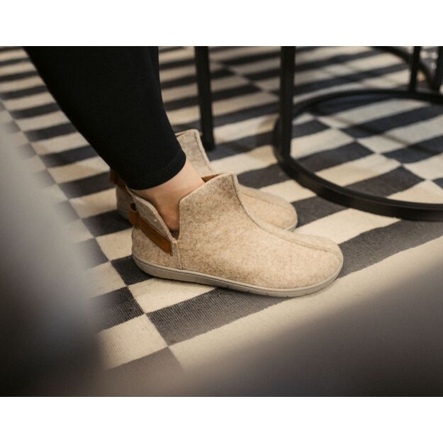 Barefoot slippers Be Lenka Chillax - Ankle-cut - Beige