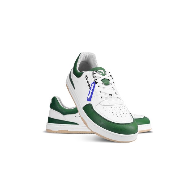 Barefoot Sneakers Barebarics Wave - White & Dark Green