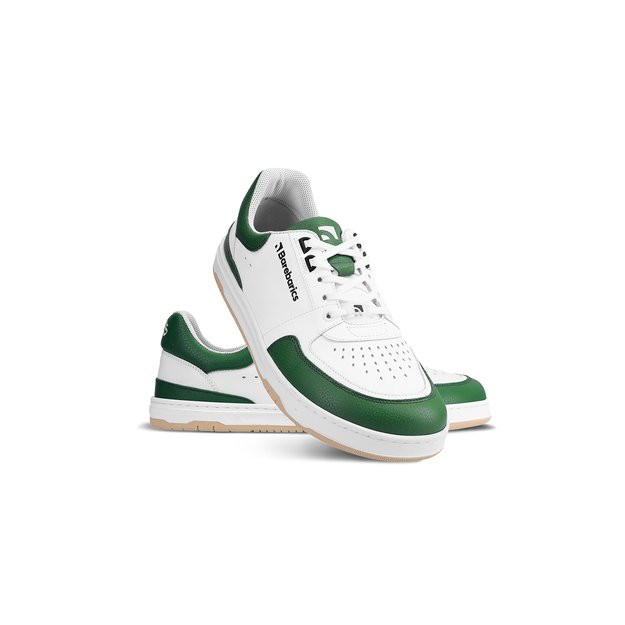 Barefoot Sneakers Barebarics Wave - White & Dark Green