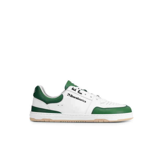 Barefoot Sneakers Barebarics Wave - White & Dark Green