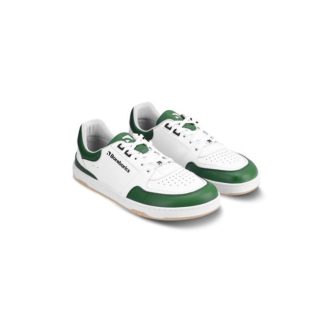 Barefoot Sneakers Barebarics Wave - White & Dark Green