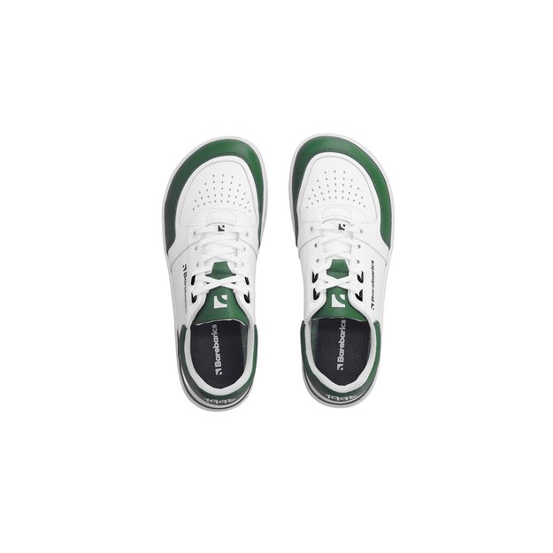 Barefoot Sneakers Barebarics Wave - White & Dark Green