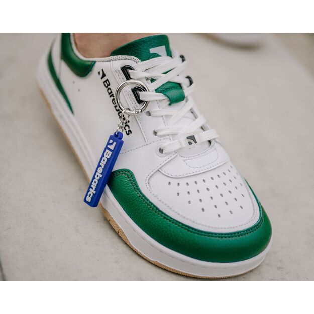 Barefoot Sneakers Barebarics Wave - White & Dark Green