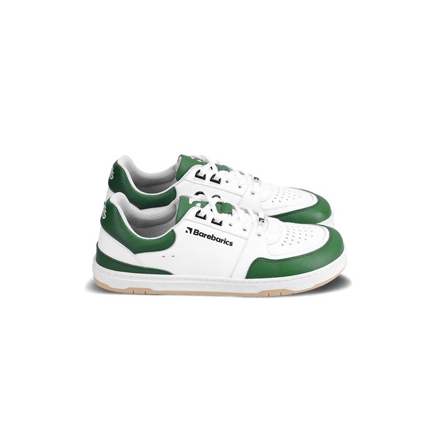 Barefoot Sneakers Barebarics Wave - White & Dark Green