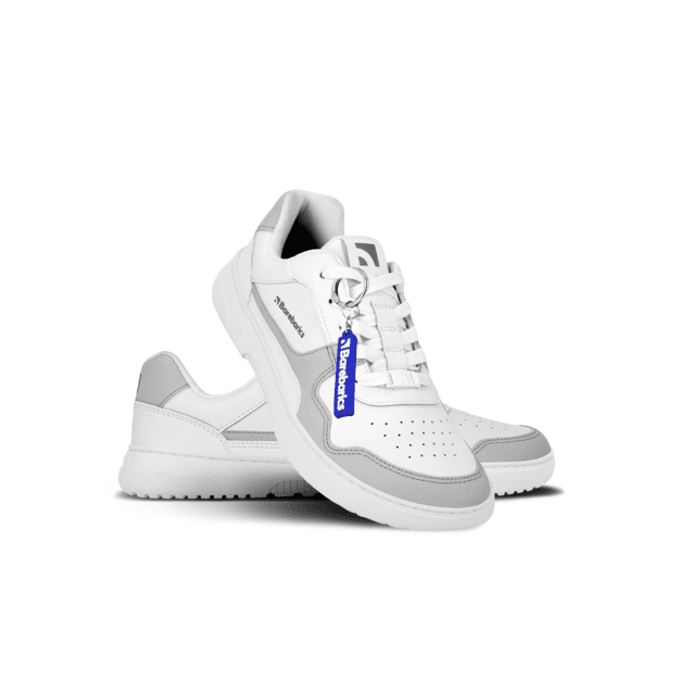 Barefoot Sneakers Barebarics Zing - White & Light Grey