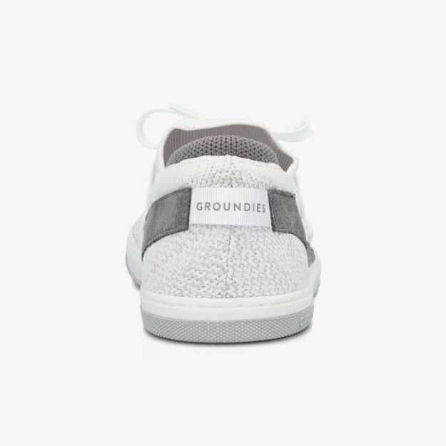 Barefoot Slip-On Tenisky GROUNDIES&reg; Osaka B&iacute;lo &Scaron;ed&eacute;