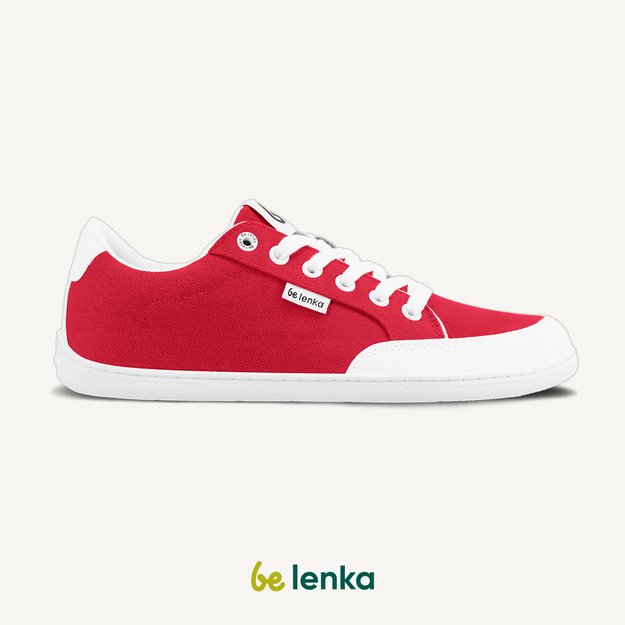 Barefoot Sneakers Be Lenka Rebound - Red & White