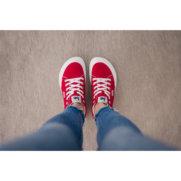 Barefoot Sneakers Be Lenka Rebound - Red & White