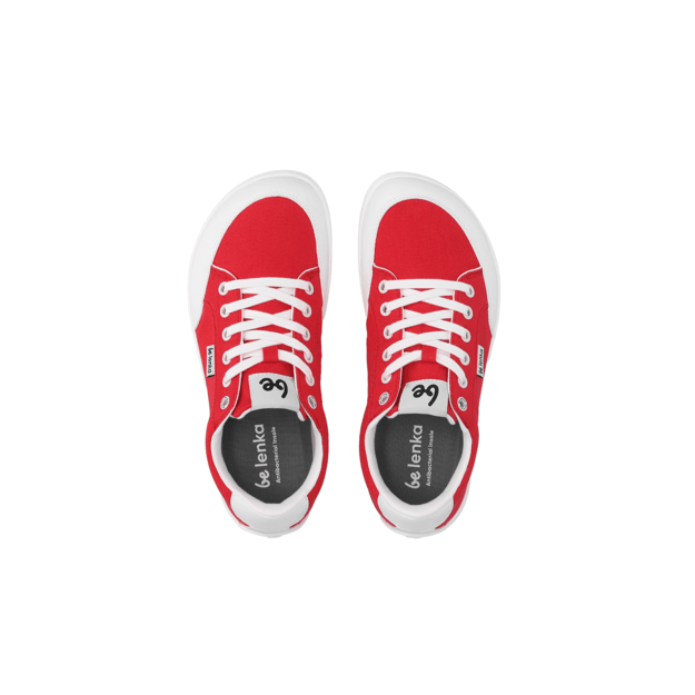 Barefoot Sneakers Be Lenka Rebound - Red & White