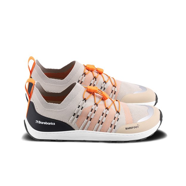 Barefoot Sneakers Barebarics Voyager - Beige & White