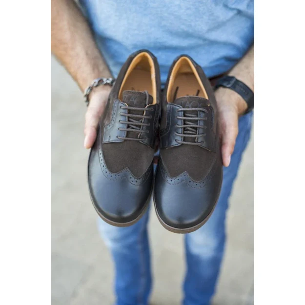ZAQQ barefoot klasikiniai batai BRIQ Brogue Tonka