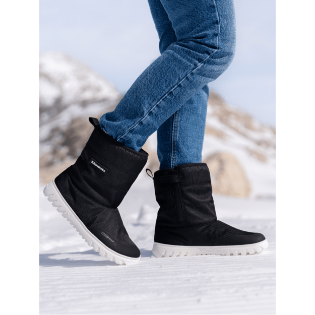 Winter Barefoot Boots Barebarics PolarStride - Black