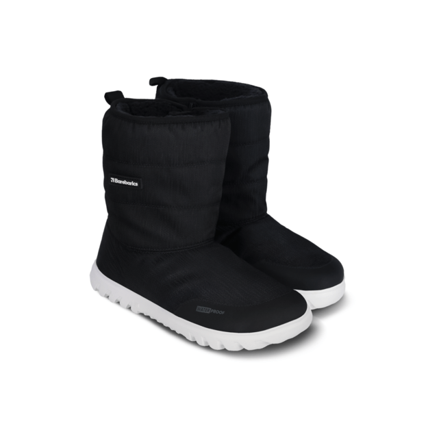 Winter Barefoot Boots Barebarics PolarStride - Black