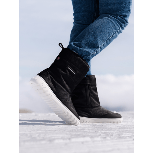 Winter Barefoot Boots Barebarics PolarStride - Black