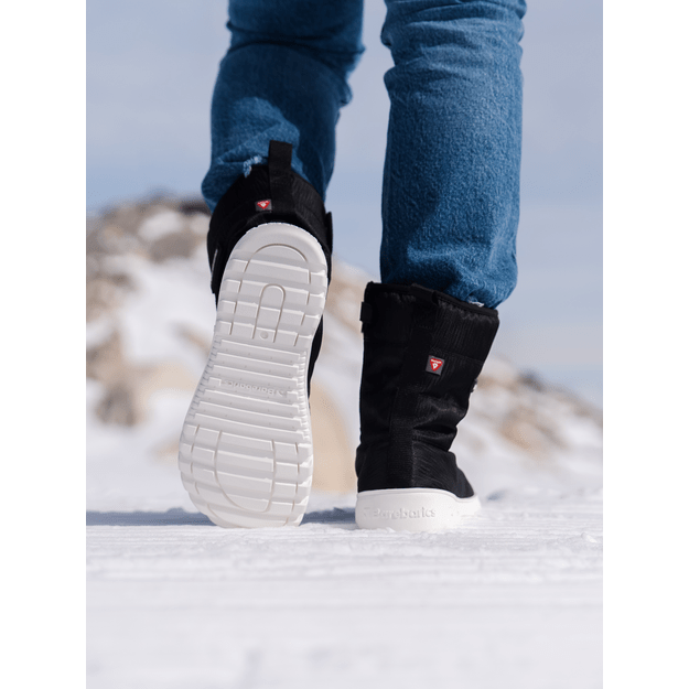 Winter Barefoot Boots Barebarics PolarStride - Black