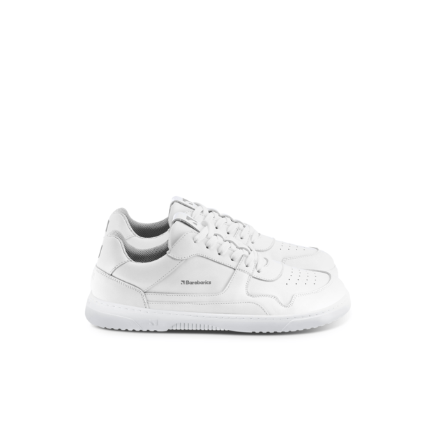 Barefoot Sneakers Barebarics Zing - All White - Leather