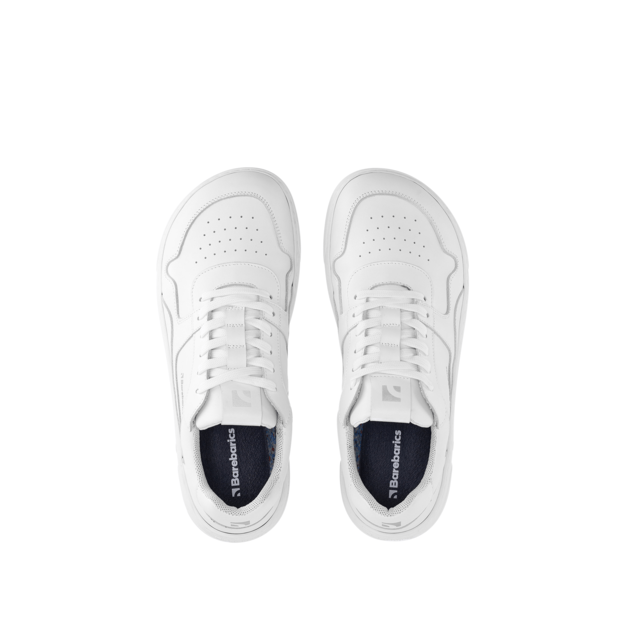 Barefoot Sneakers Barebarics Zing - All White - Leather