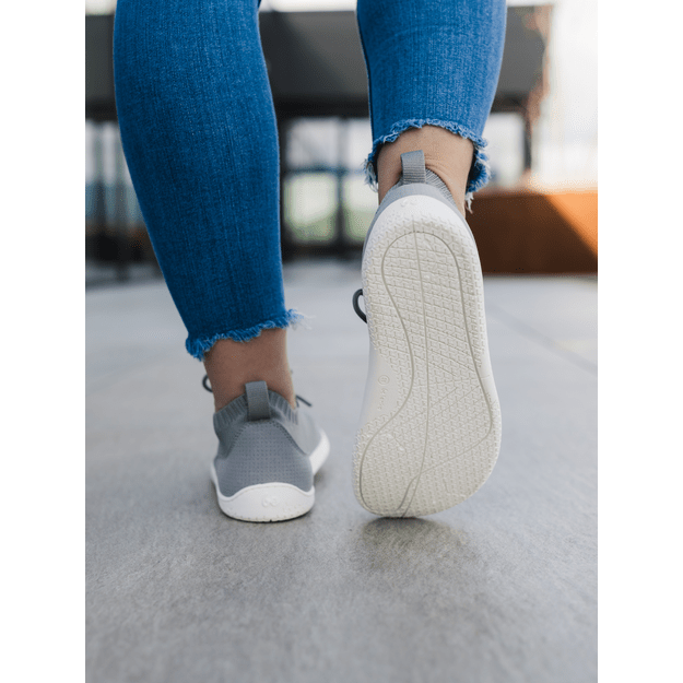 Barefoot Sneakers - Be Lenka Stride - Grey & White