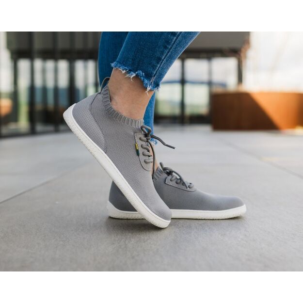 Barefoot Sneakers - Be Lenka Stride - Grey & White