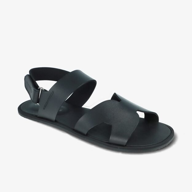 GROUNDIES® barefoot basutės Juno juoda