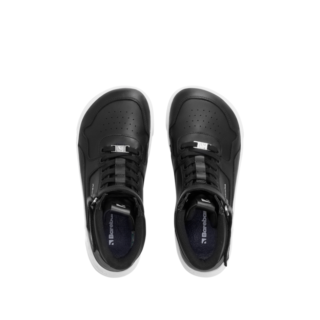 Barefoot kedai Barebarics Zing - High Top - juoda/balta - oda