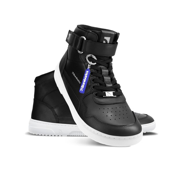 Barefoot kedai Barebarics Zing - High Top - juoda/balta - oda