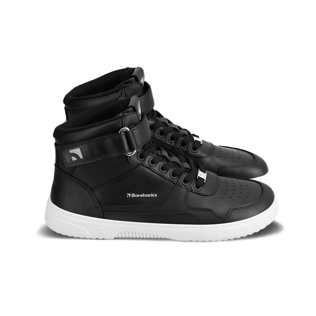 Barefoot kedai Barebarics Zing - High Top - juoda/balta - oda