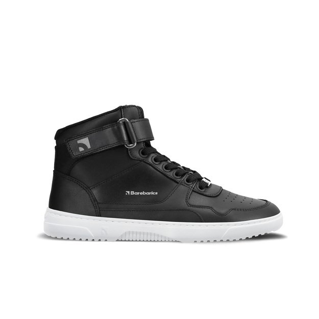 Barefoot kedai Barebarics Zing - High Top - juoda/balta - oda