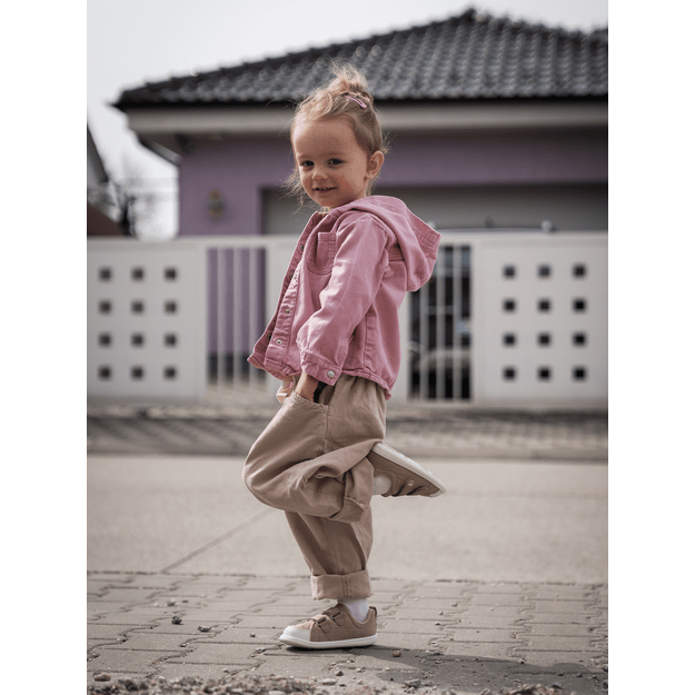 Vaikiški barefoot kedai Be Lenka Canvi Kids - šviesiai ruda