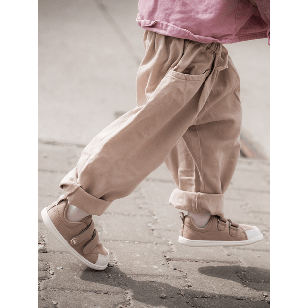 Vaikiški barefoot kedai Be Lenka Canvi Kids - šviesiai ruda