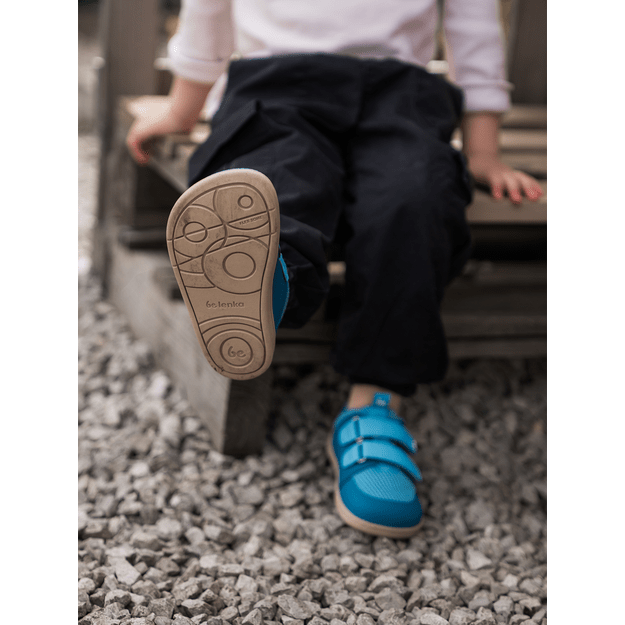 Vaikiški barefoot kedai Be Lenka Bounty Junior - žydra