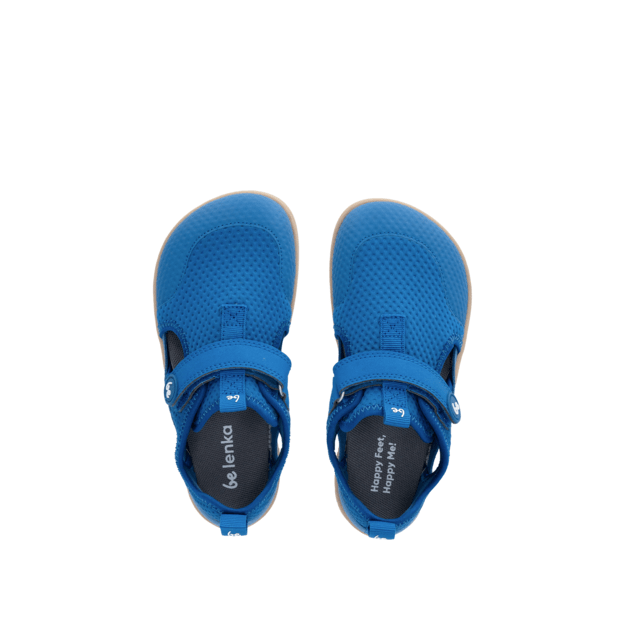 Be Lenka barefoot basutės Zest Kids - mėlyna