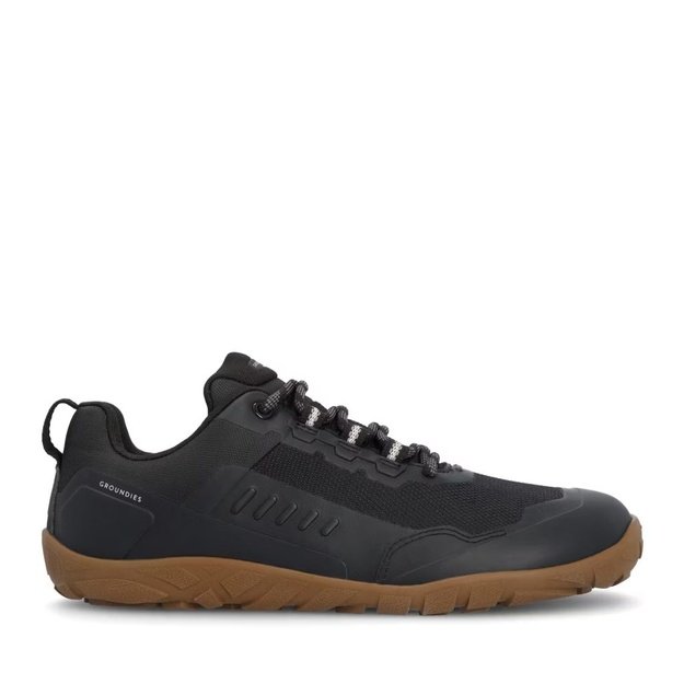 Barefoot Outdoorov&eacute; Boty GROUNDIES&reg; All Terrain Low 2.0 Čern&eacute;
