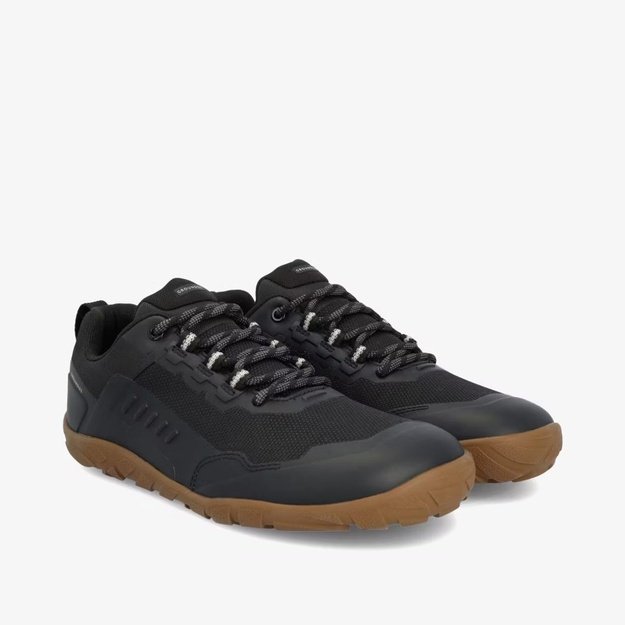 Barefoot Outdoorov&eacute; Boty GROUNDIES&reg; All Terrain Low 2.0 Čern&eacute;