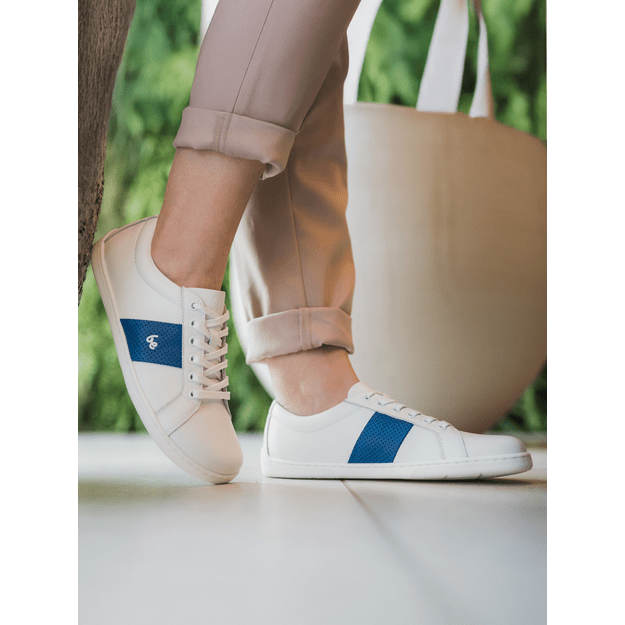 Barefoot Sneakers Be Lenka Elite - White & Dark Blue