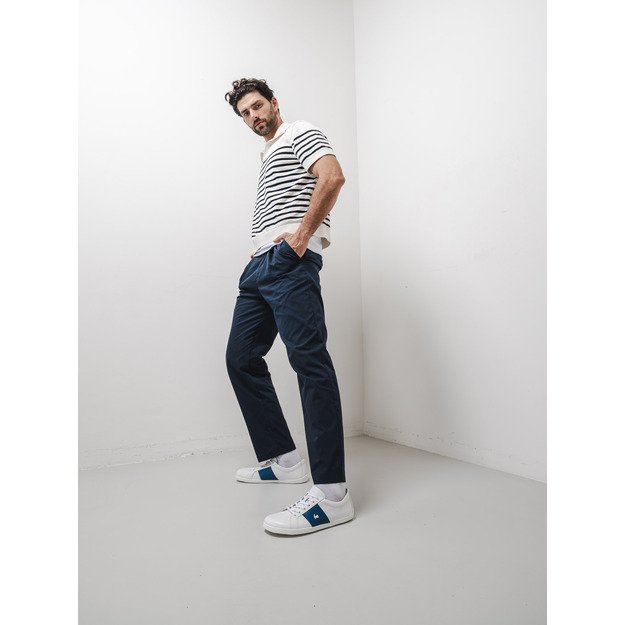 Barefoot Sneakers Be Lenka Elite - White & Dark Blue