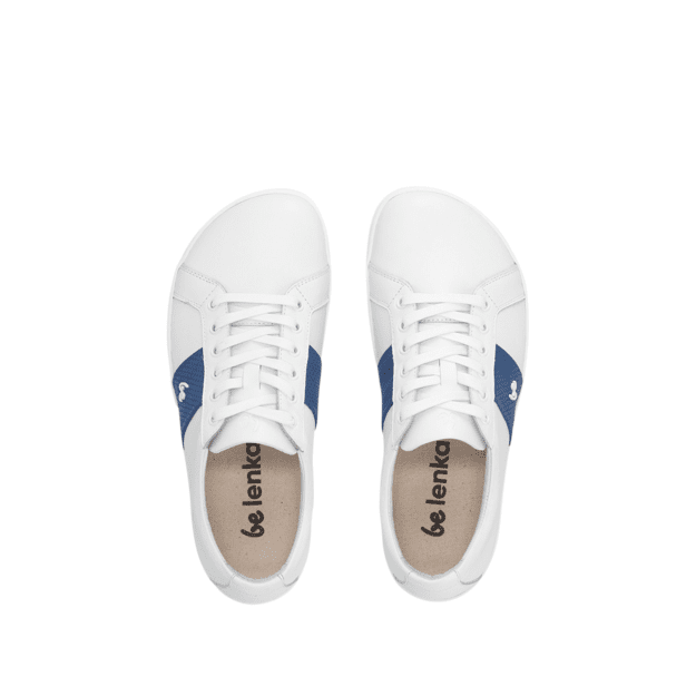 Barefoot Sneakers Be Lenka Elite - White & Dark Blue
