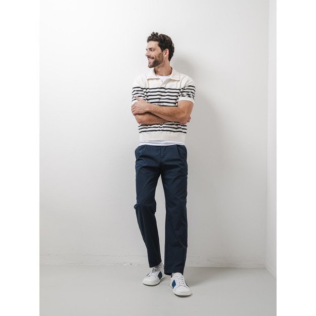 Barefoot Sneakers Be Lenka Elite - White & Dark Blue