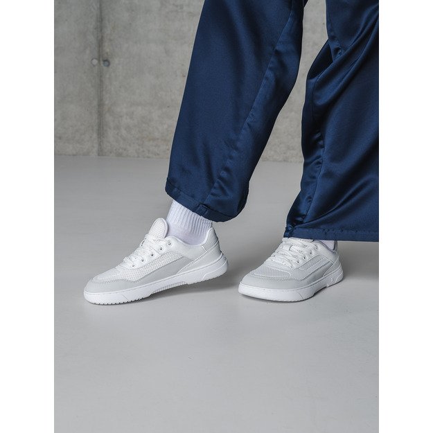 Barefoot Sneakers Barebarics Vaporo - White & Light Grey