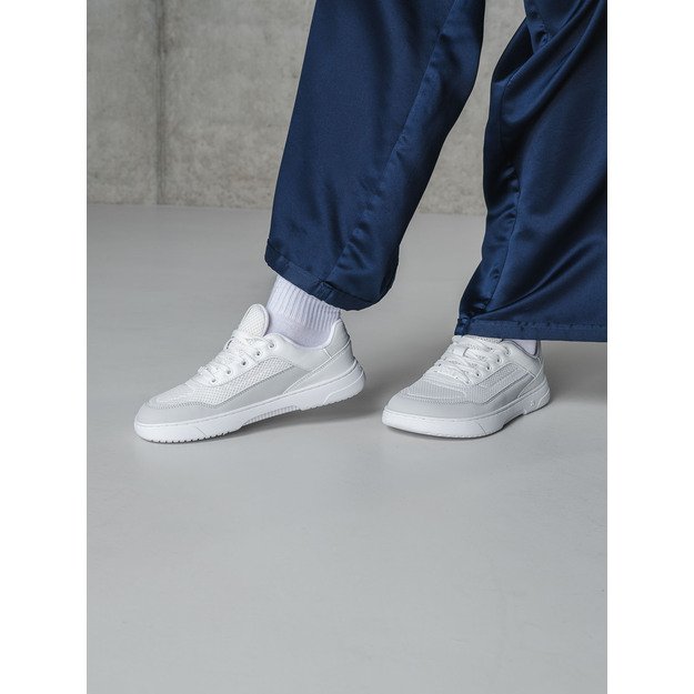 Barefoot Sneakers Barebarics Vaporo - White & Light Grey