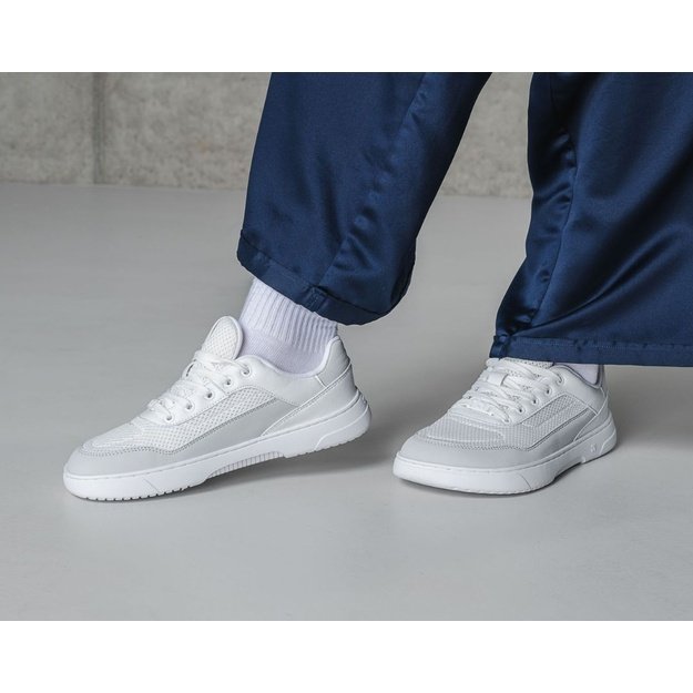 Barefoot Sneakers Barebarics Vaporo - White & Light Grey