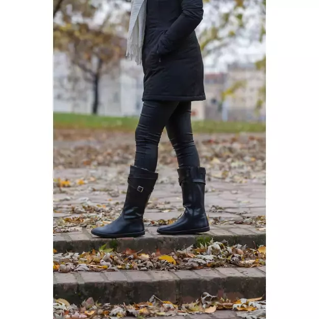 ZAQQ barefoot žieminiai ilgaauliai batai "ATTRAQT Winter" juoda 10