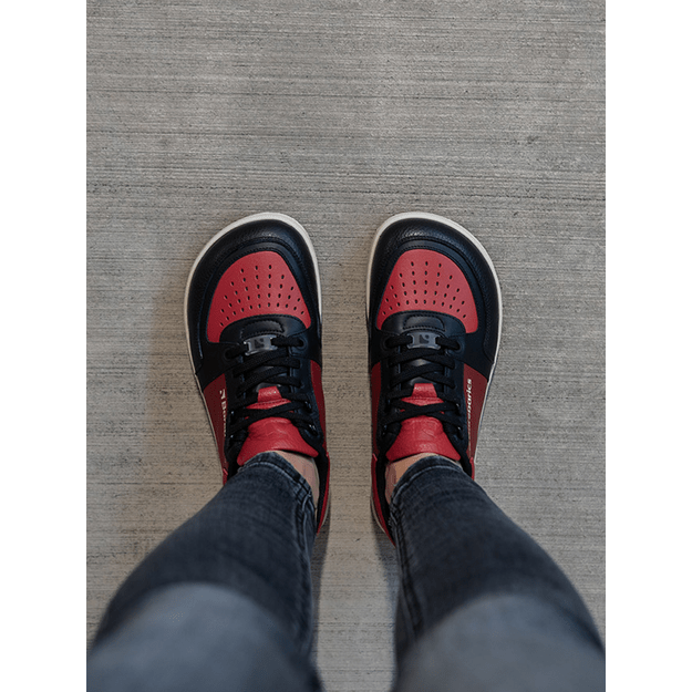 Barefoot Sneakers Barebarics Wave - Black & Red 7