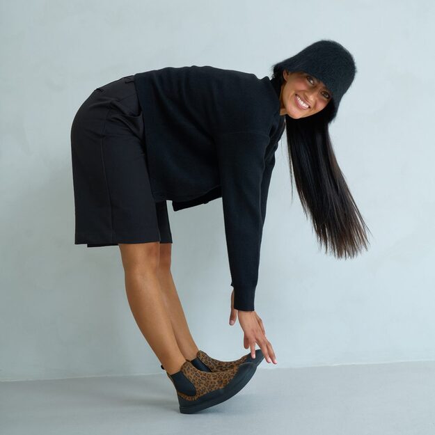 GROUNDIES® Sienna Chelsea aulinukai leopardo raštas 13