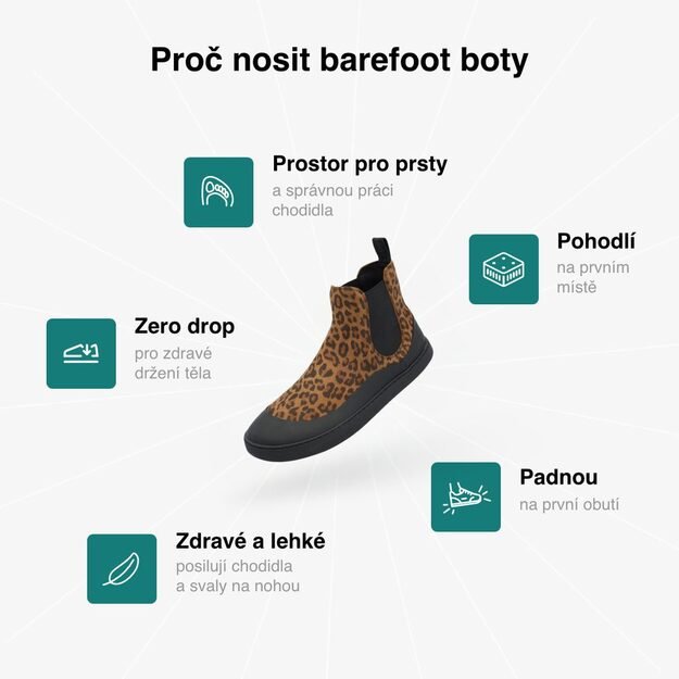 GROUNDIES® Sienna Chelsea aulinukai leopardo raštas 11