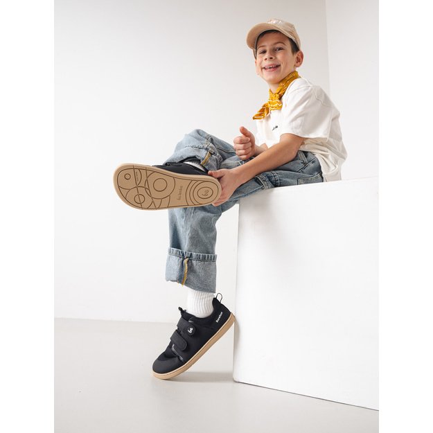 Kids barefoot sneakers Be Lenka Bounty Junior - Black