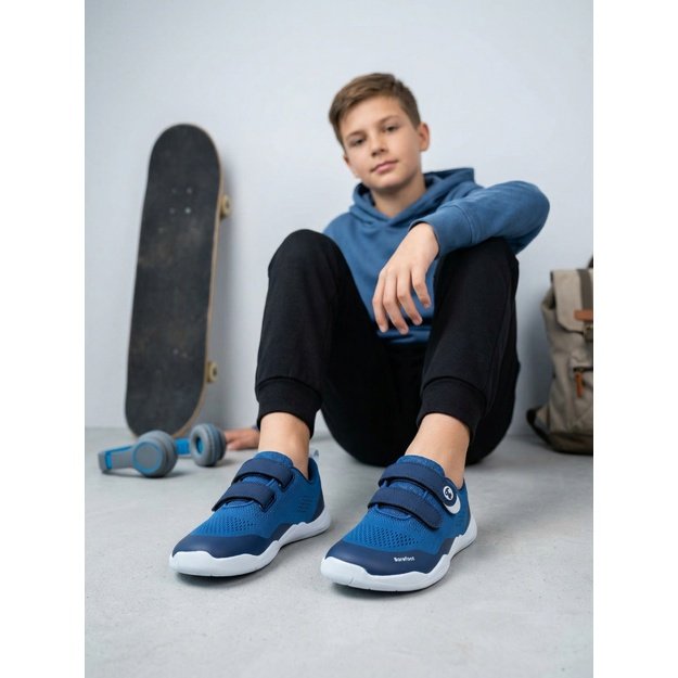 Kids barefoot sneakers Be Lenka Nubo Junior - Blue