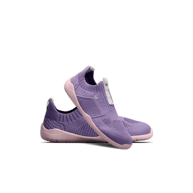 Kids Barefoot Slip-on Shoes Be Lenka Luppo Kids - Lilac & Pink