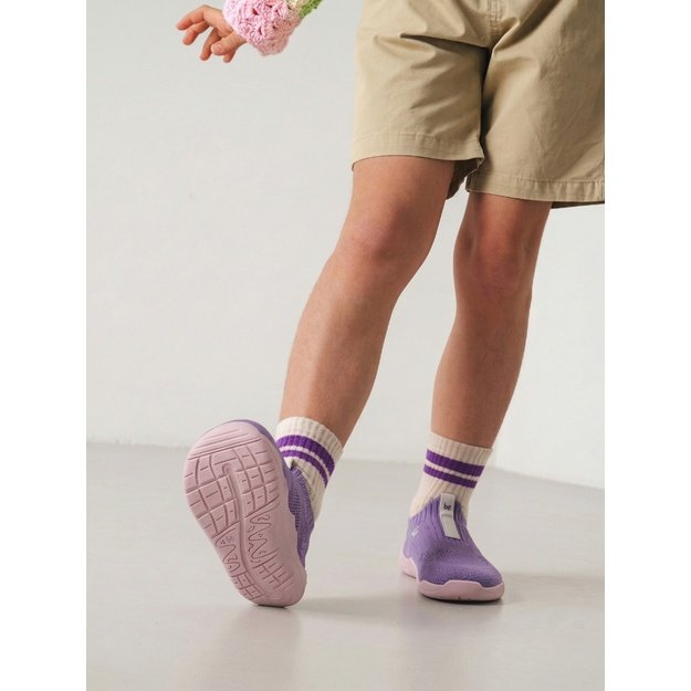 Kids Barefoot Slip-on Shoes Be Lenka Luppo Kids - Lilac & Pink
